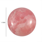 Set Of 4 Rhodochrosite Round 6 mm Gemstone, 4.59 Ct