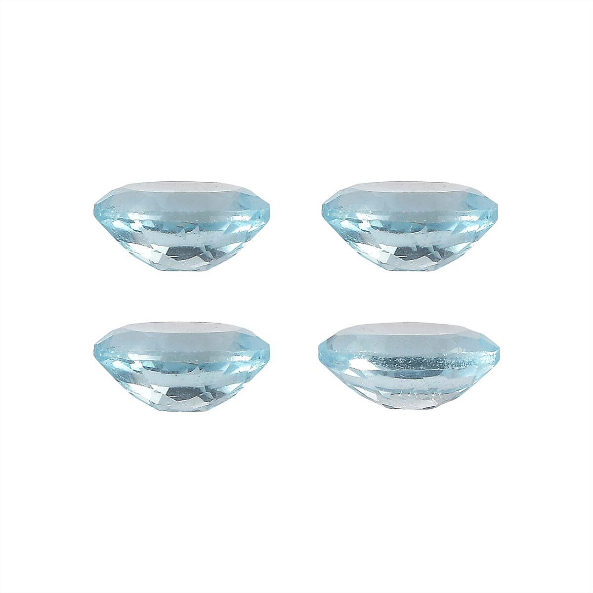 Set Of 4 Skyblue Topaz Oval Cut Cut 6X4 mm Gemstone, 2.16 Ct V32515213 1