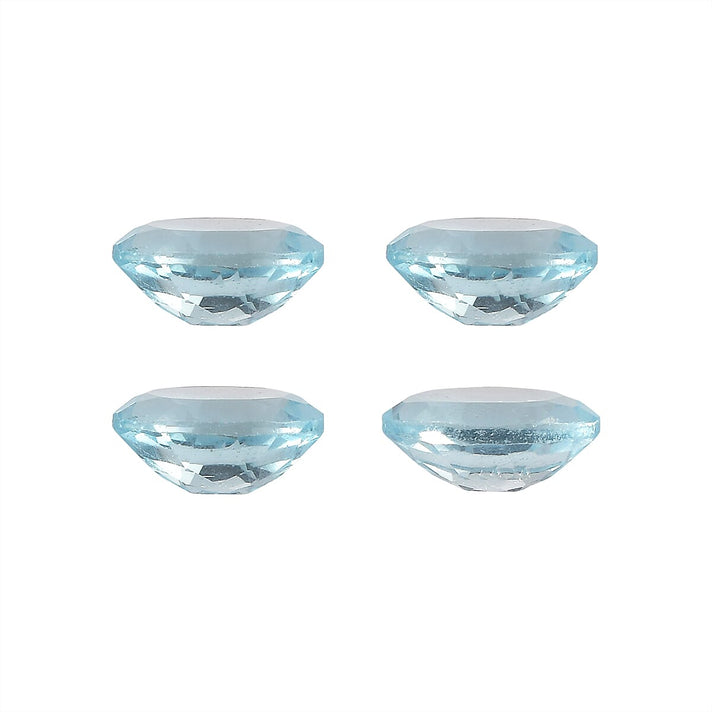 Set Of 4 Skyblue Topaz Oval Cut Cut 6X4 mm Gemstone, 2.16 Ct 8499416 2