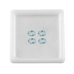 Set Of 4 Skyblue Topaz Oval Cut Cut 6X4 mm Gemstone, 2.16 Ct