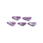 Set Of 5 Pink Amethyst Pear 5X3 mm Gemstone, 0.94 Ct