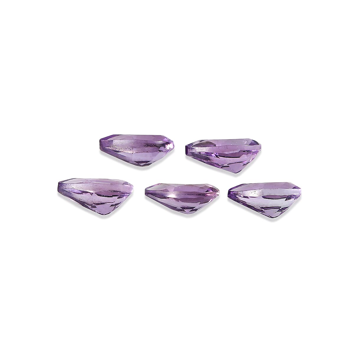 Set Of 5 Pink Amethyst Pear 5X3 mm Gemstone, 0.94 Ct V32520612 3