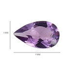 Set Of 5 Pink Amethyst Pear 5X3 mm Gemstone, 0.94 Ct