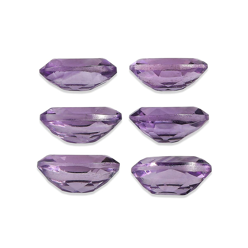 Set Of 6 Pink Amethyst Oval Cut Cut 5X3 mm Gemstone, 1.28 Ct