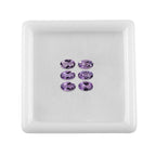 Set Of 6 Pink Amethyst Oval Cut Cut 5X3 mm Gemstone, 1.28 Ct