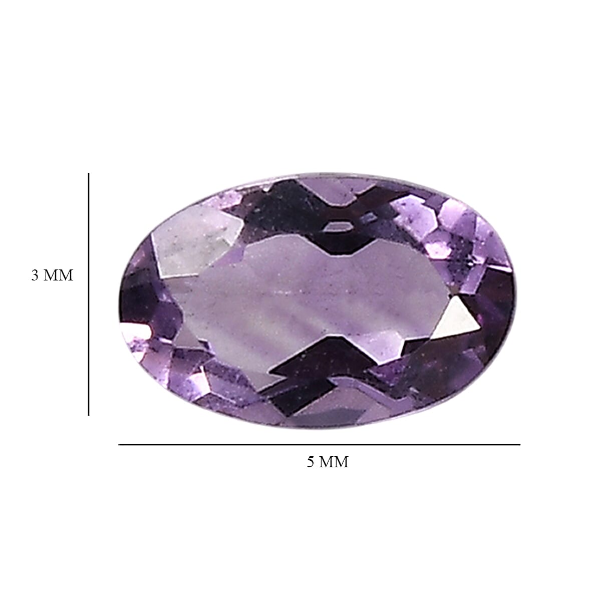 Set Of 6 Pink Amethyst Oval Cut Cut 5X3 mm Gemstone, 1.28 Ct V32663001 5