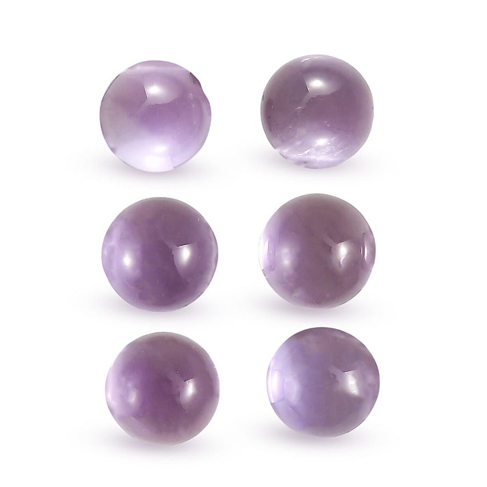 Set Of 6 Pink Amethyst Round 5 mm Gemstone, 3.51 Ct 8511519 1