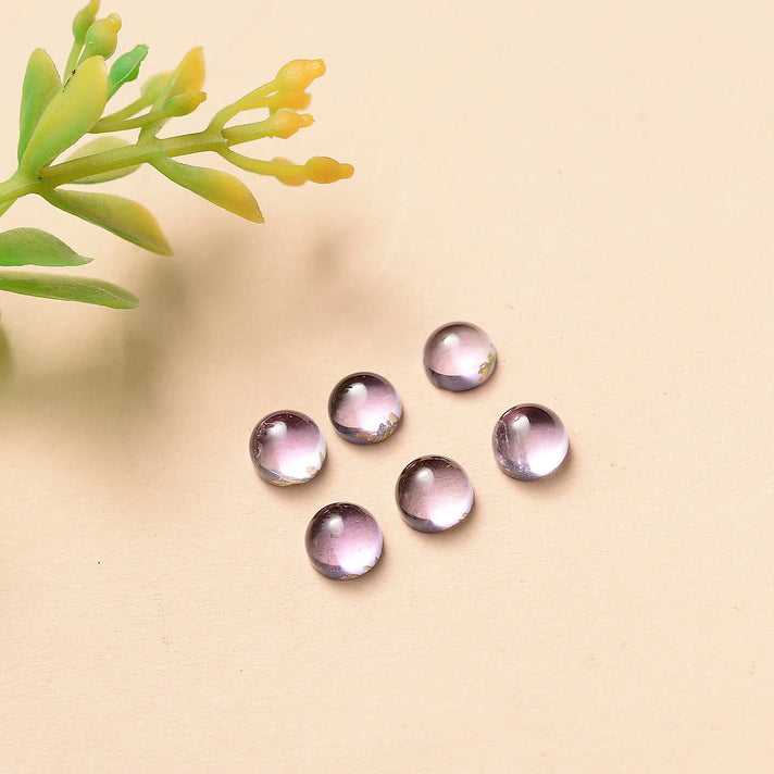 Set Of 6 Pink Amethyst Round 5 mm Gemstone, 3.51 Ct 8511519 2