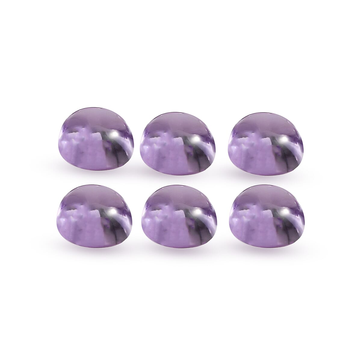 Set Of 6 Pink Amethyst Round 5 mm Gemstone, 3.51 Ct V32515698 3