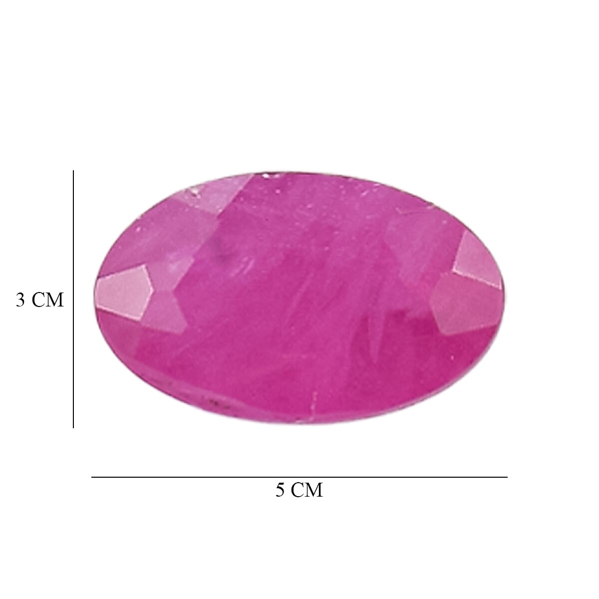 Set Of 6 Raipur Ruby Oval Cut Cut 5X3 mm Gemstone, 1.82 Ct 8502061 4