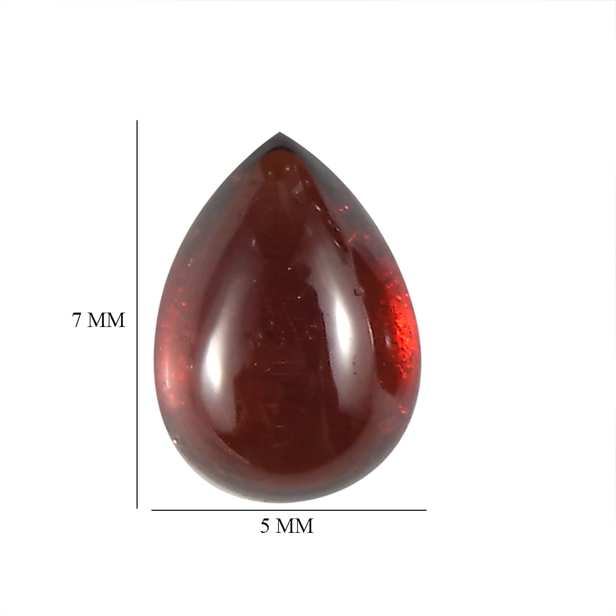 Set Of 6 Red Garnet Pear 7X5 mm Gemstone, 6.58 Ct V32515212 5