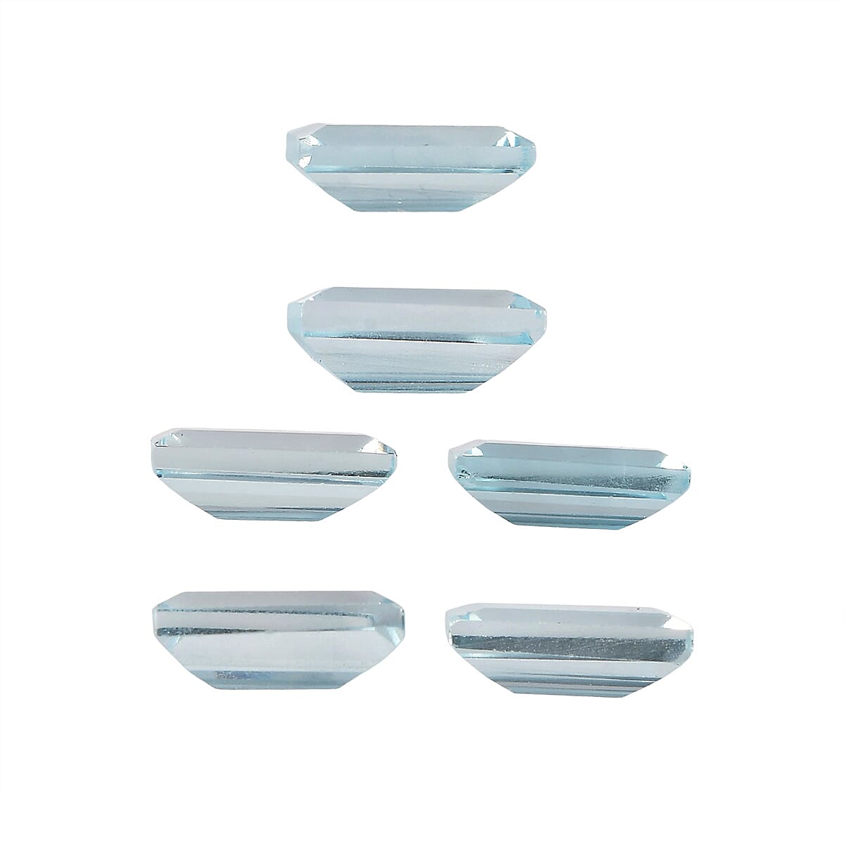 Set Of 6 Skyblue Topaz Baguette 6X3 mm Gemstone, 2.74 Ct V32539167 1