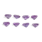 Set Of 8 Pink Amethyst Trillion 4 mm Gemstone, 1.59 Ct