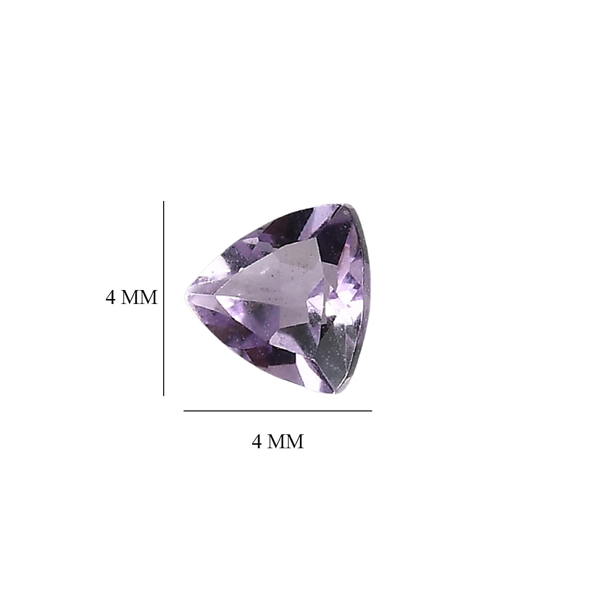 Set Of 8 Pink Amethyst Trillion 4 mm Gemstone, 1.59 Ct V32491845 5