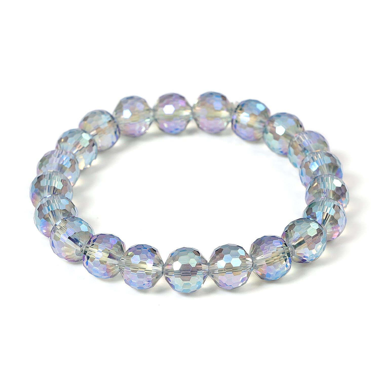 Set of 2 - 2.2 Ct. Simulated Mystic Green Sapphire Necklace and Bracelet in Silver Tone 4032683 3