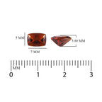 Set of 2 - Cherry Citrine Cushion 7x5 mm 1.50 Ct