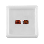 Set of 2 - Cherry Citrine Cushion 7x5 mm 1.50 Ct