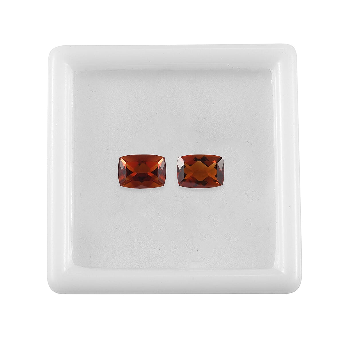 Set of 2 - Cherry Citrine Cushion 7x5 mm 1.50 Ct 6147386 5