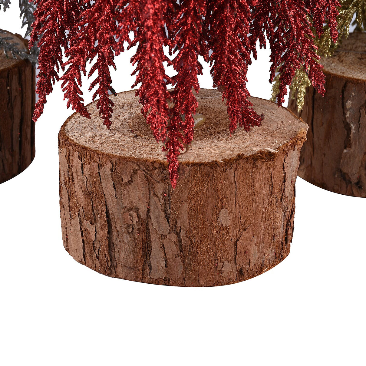 Set of 3 - Decorative Tree - Red, Silver and Golden 6292014 2