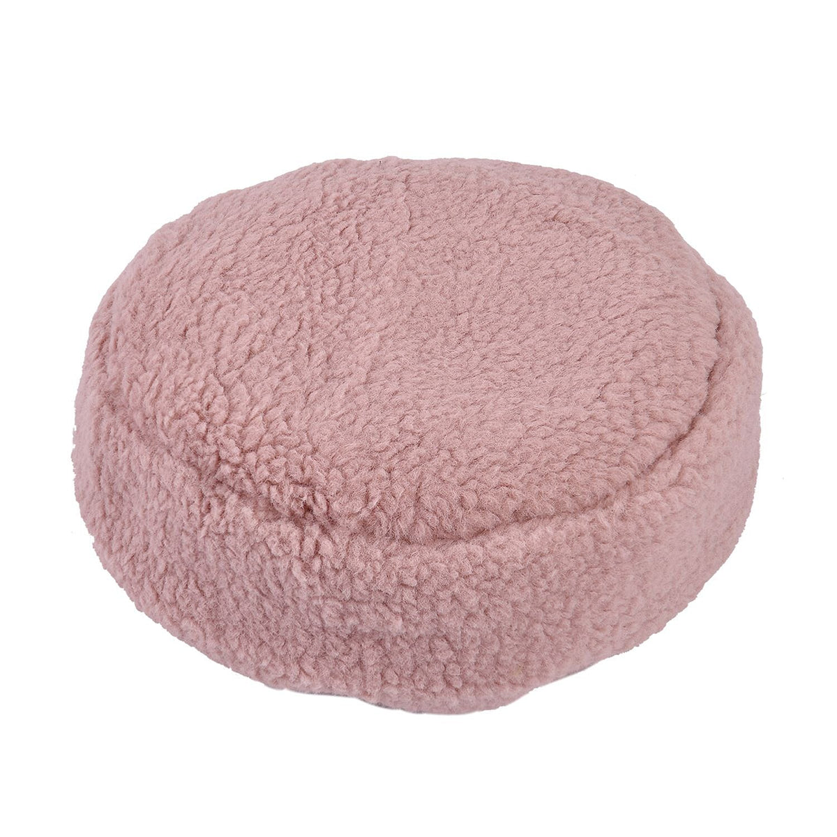 Set of 2 - Faux Fur Bucket Hat and Scarf - Pink 7194136 1