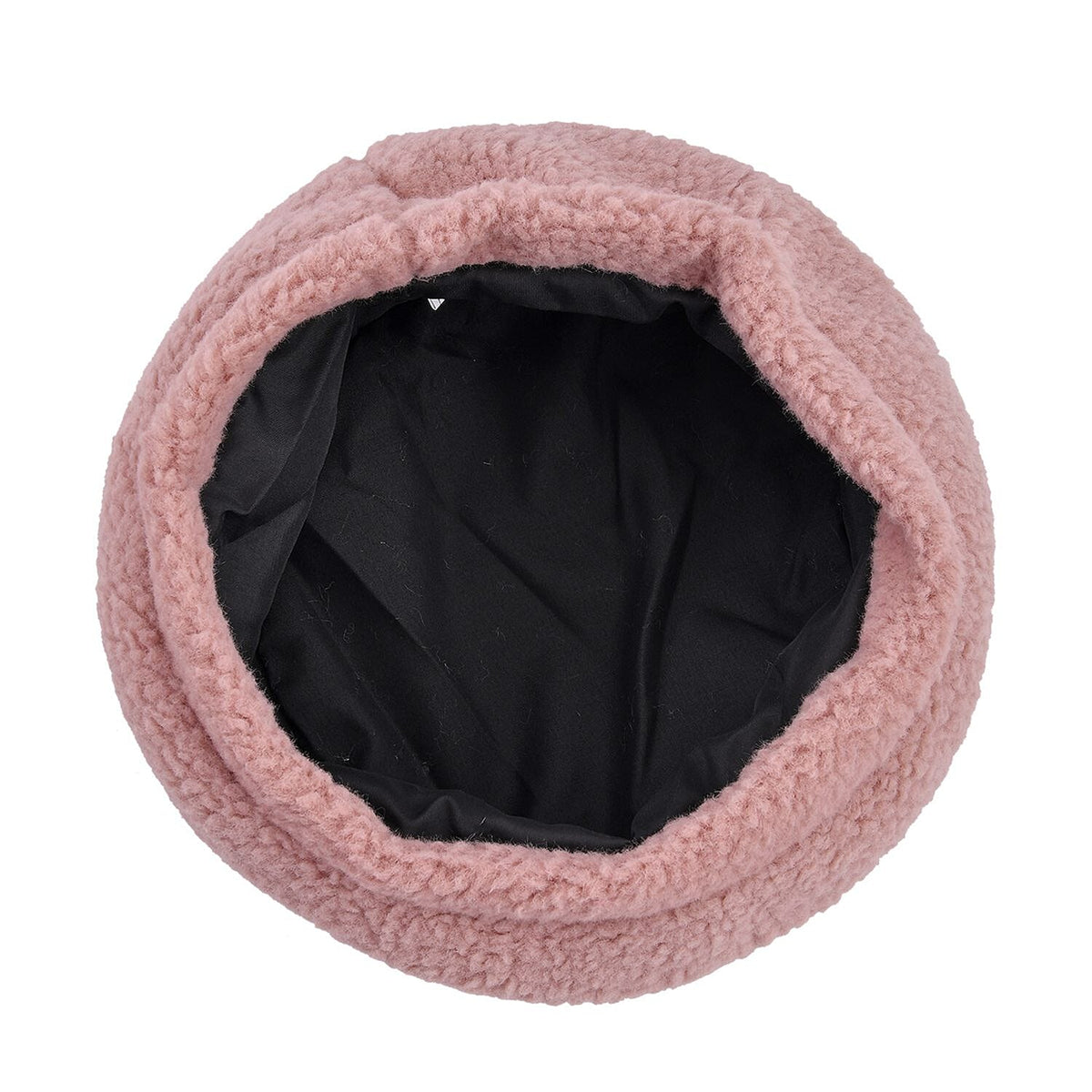 Set of 2 - Faux Fur Bucket Hat and Scarf - Pink 7194136 2