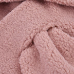 Set of 2 - Faux Fur Bucket Hat and Scarf - Pink