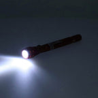 Set of 2 - Flexible 3LED Flashlights with Magentic Head and Base (4xLR44 battery Included) - Red Colour