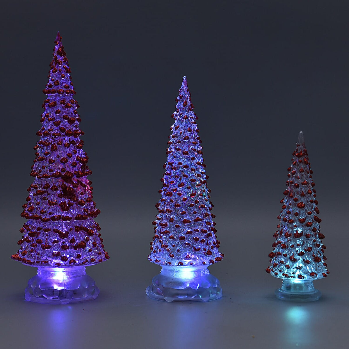 Set of 3 - LED Tree Light - Red 7370123 0
