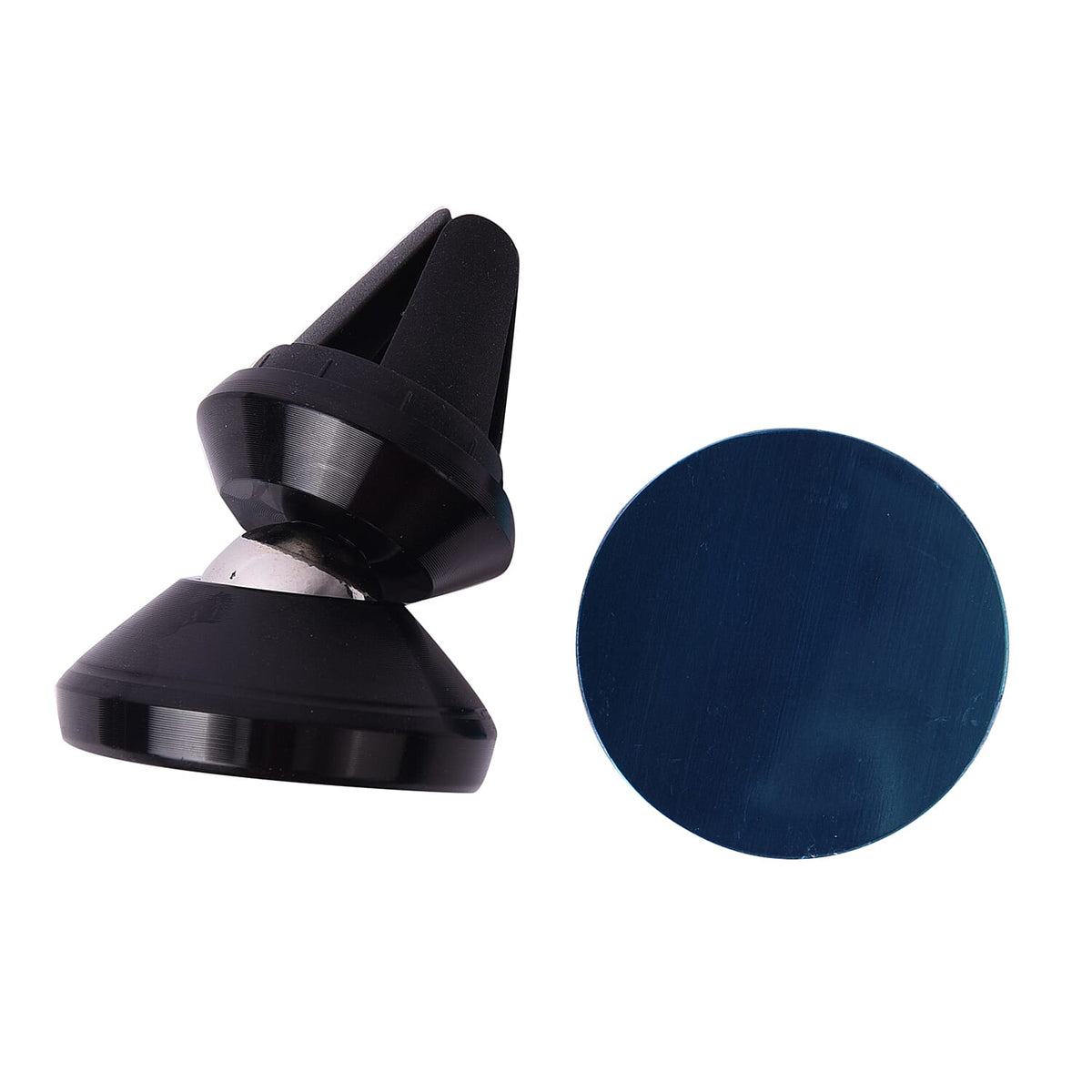 Set of 2 - Mobile Phone 360 Degree Rotatable Magnetic Suction Bracket (Size 5x3x3 cm) - Black 6007078 7