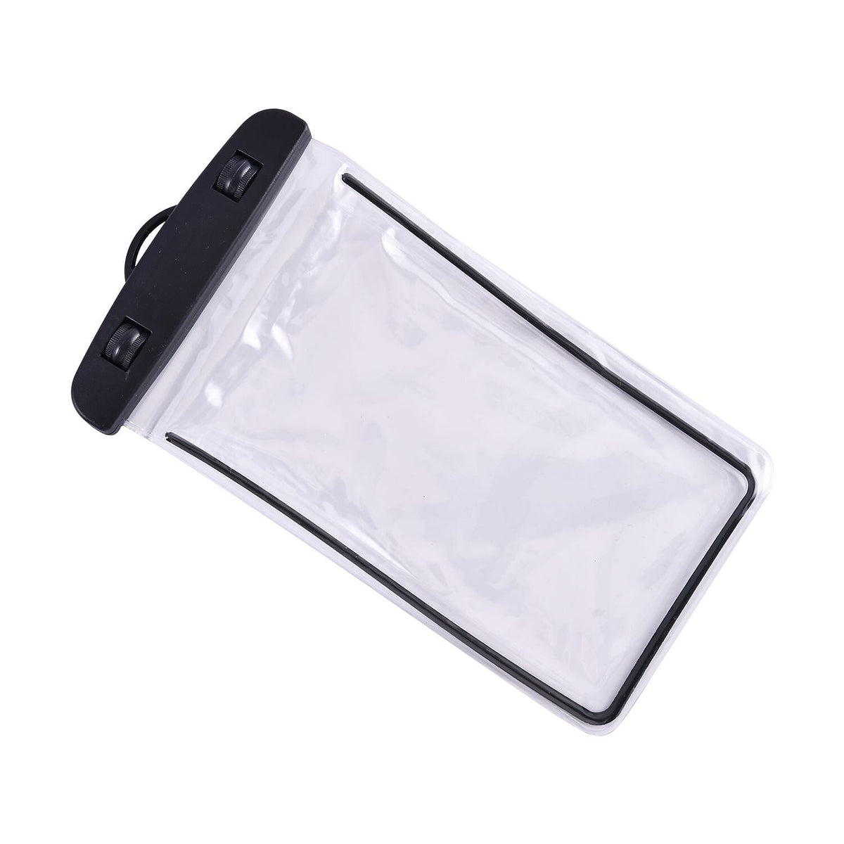 Crossbody Waterproof PVC Phone Bag with Stainless Steel Chain in Silver Tone 4119146 4