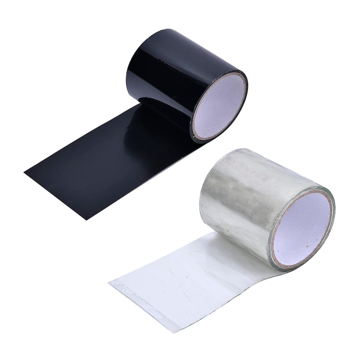 2 Waterproof Super Strong Flex Tape - Patch, Bond, Seal, Repair - 3m Black - Clear 7525159 8
