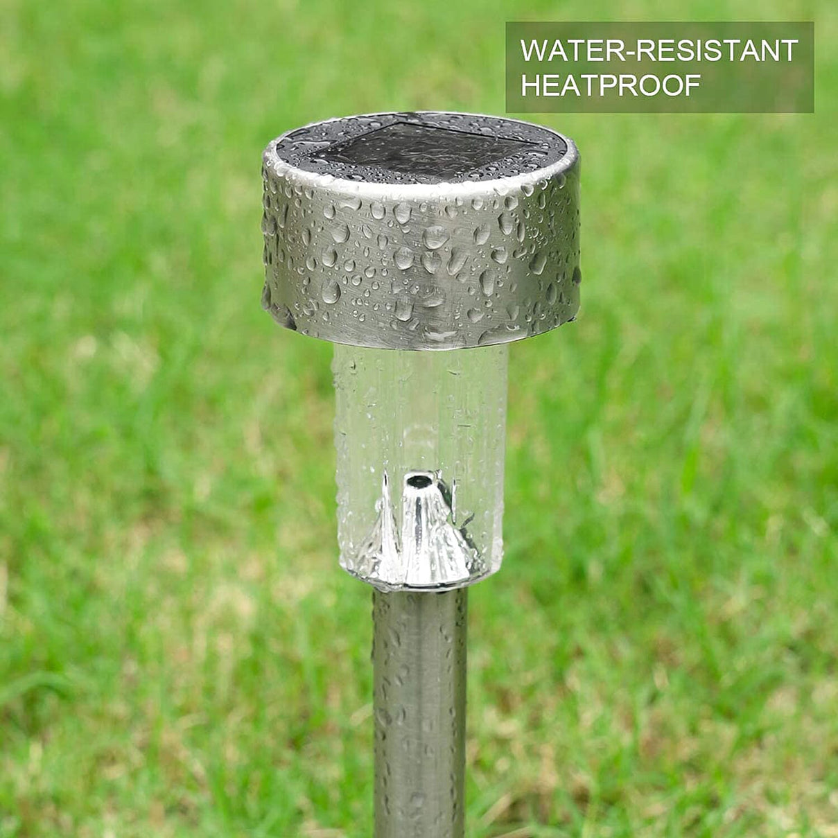 Set of 10 - Waterproof Solar Outdoor Garden Pathway Lights 7072313 1