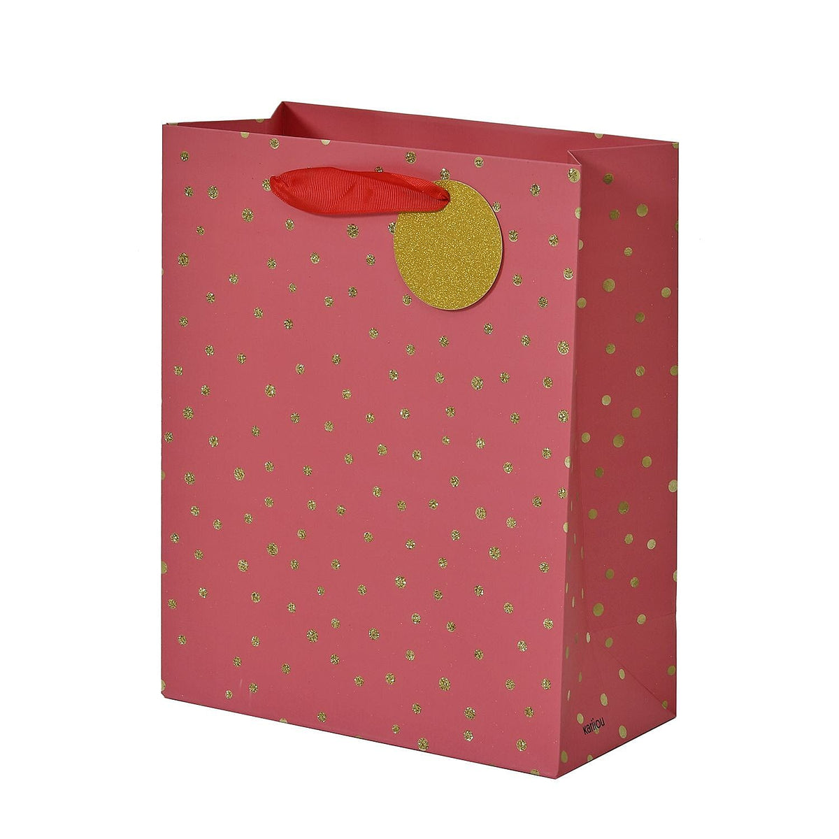 Set of 12 Eco Friendly Gift Bags with Gold Foiling Prints for All Occasions (Size - Lx4-Multi, Mx4-Red, Sx4 - Gold) 7576797 3