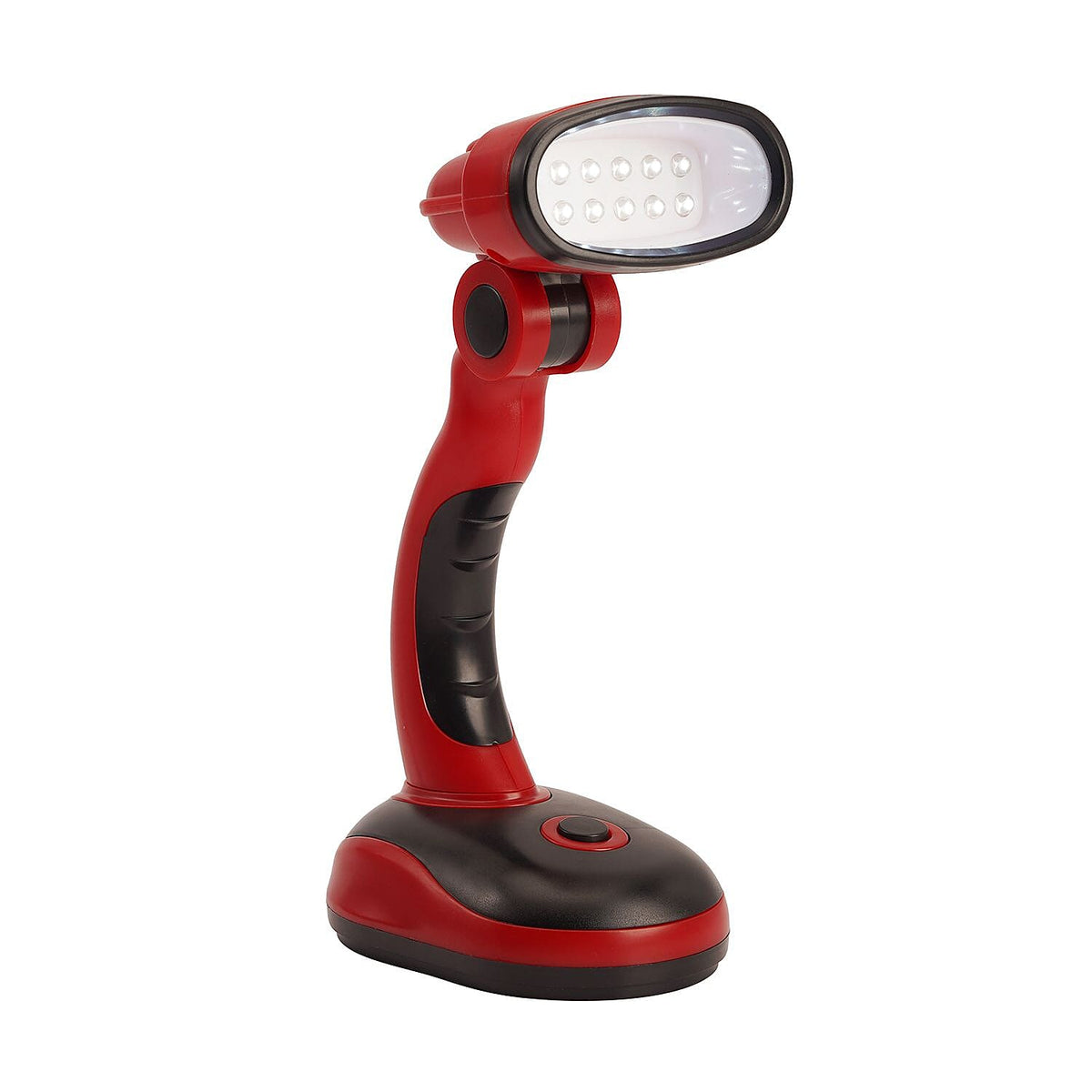 Set of 2- Flexible Desk Lamp with LED Light - Red and Black 3808012 3