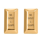 Set of 2 - 9K Yellow Gold Bars