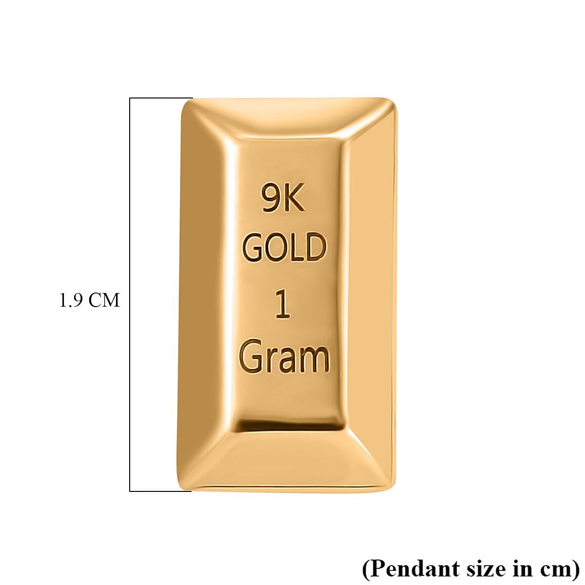 Set of 2 â€“ 9K Yellow Gold Ingot Bars (1 Gm each) 4333593 5