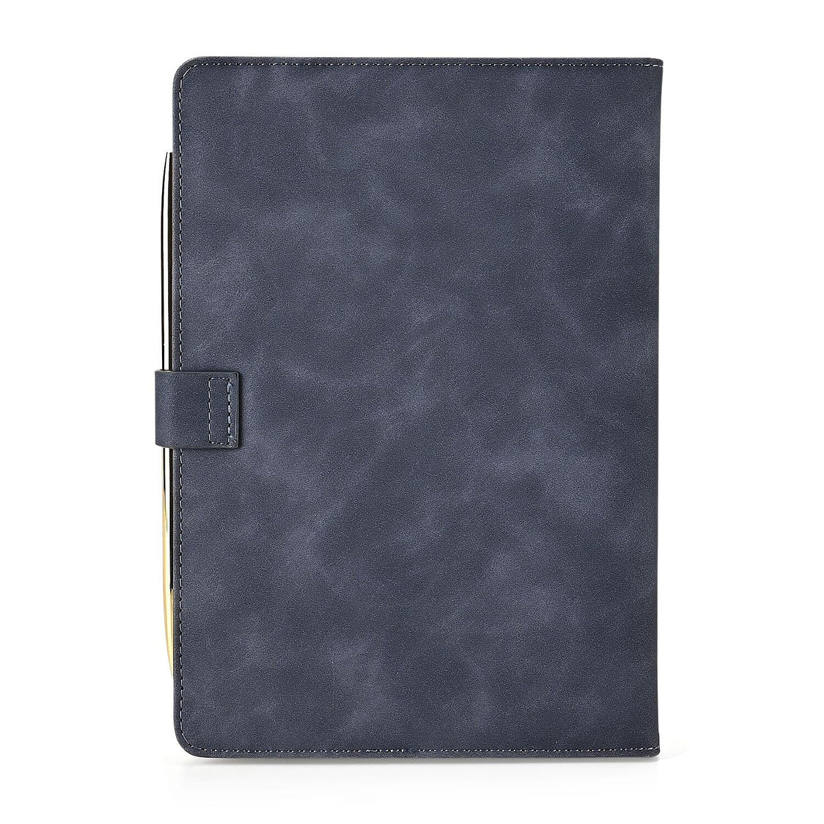 Set of 2 A5 Notebook &amp; Black Ink Pen Gift Set - Haze Blue Sky Altar Design with Magnetic Clasp - Grey &amp; Gold 8207851 5