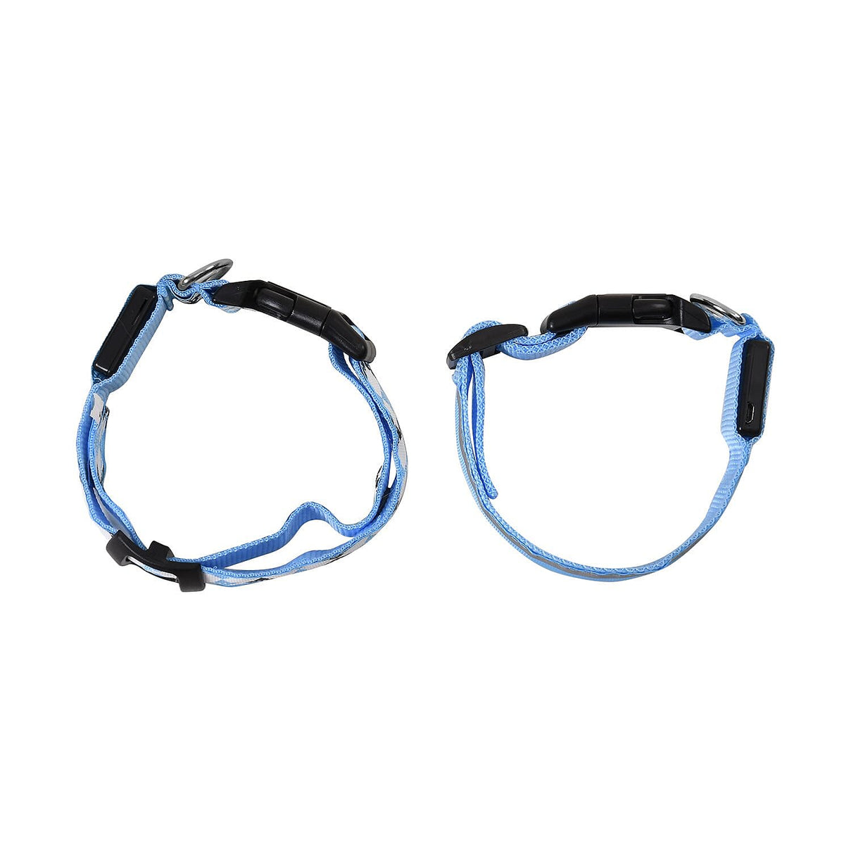 Set of 2 Adjustable LED Lighted Dog Collar 7627155 6