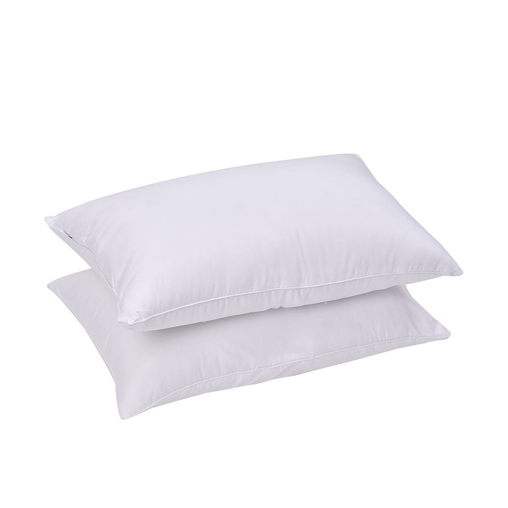 MEGA VALUE DEAL - Set of 2 Luxury Down Alternative Filled Premium Bounce Back Pillows