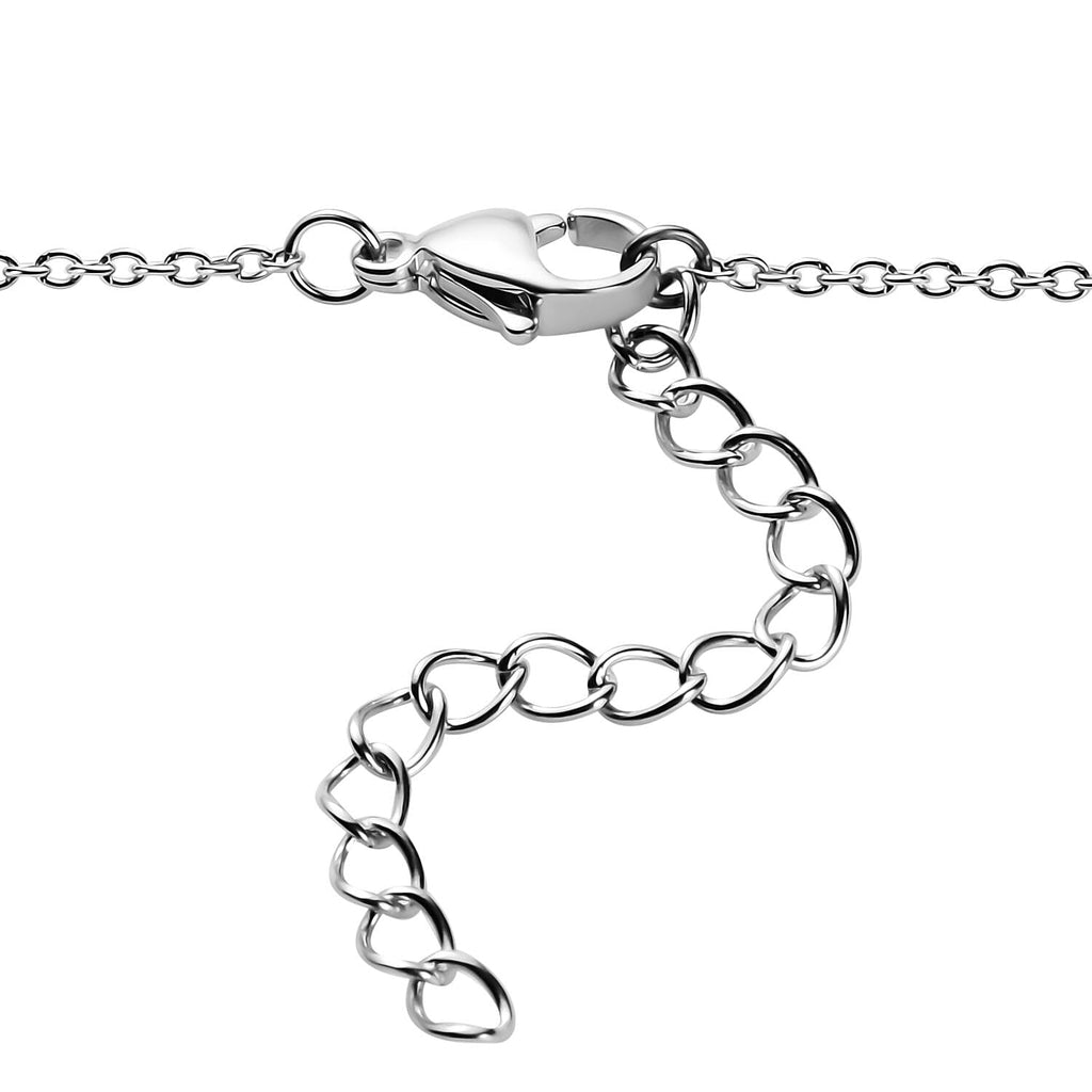 Set of 2 - Champagne Austrian Crystal Pendant with Chain (Size 23-2 Inch Ext.)