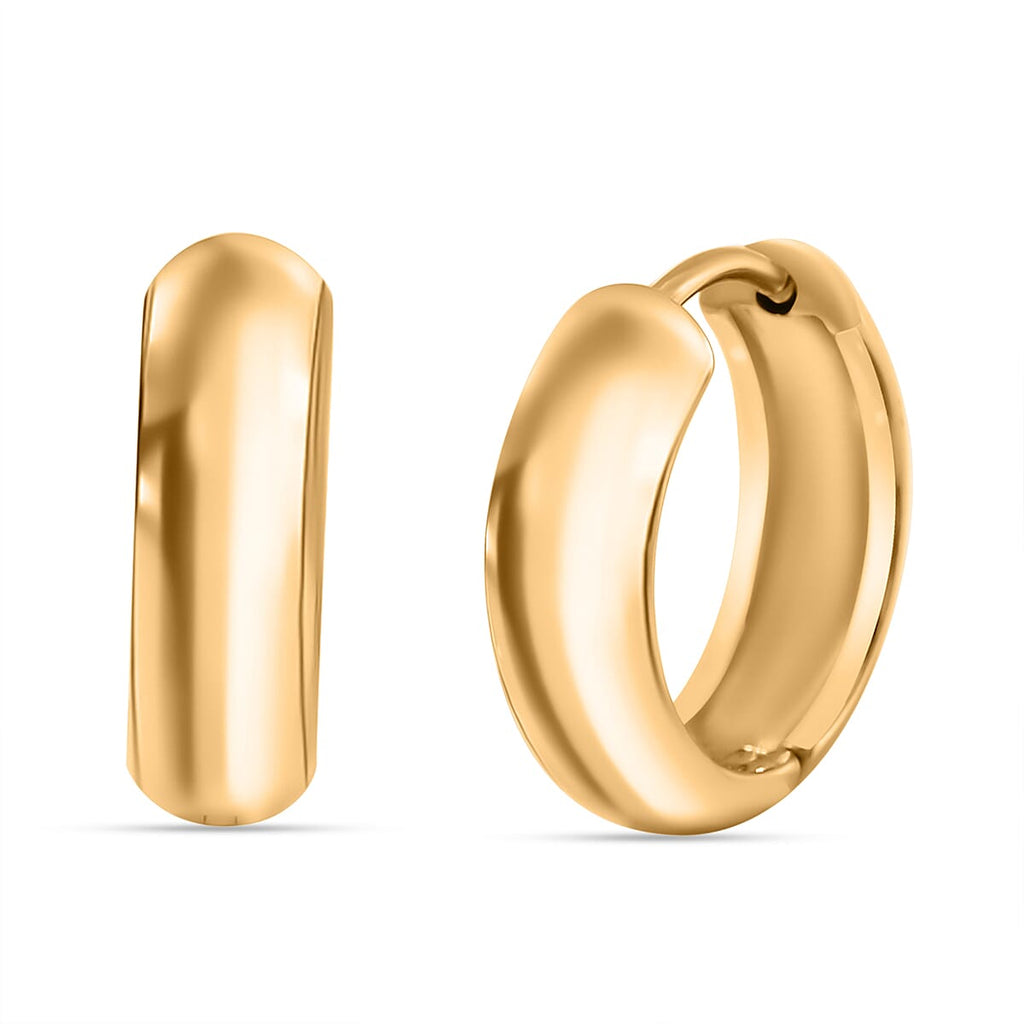 Close Out Deal- Set of 2 - Cubic Zirconia Hoop Earring With Push Back