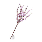 Set of 2- Decorative Floral String LED Lights Powered by 3xAA Battery (Excluded) 90cm - Purple