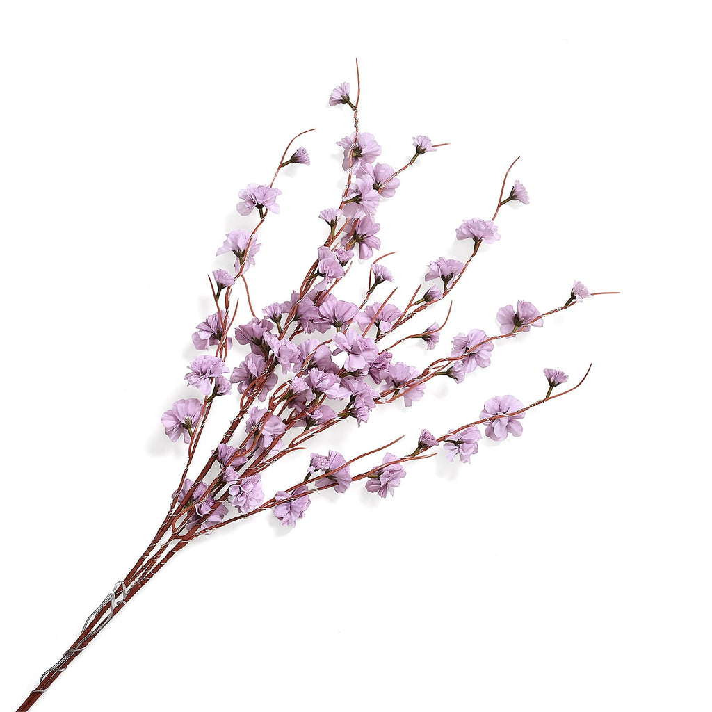 Set of 2- Decorative Floral String LED Lights Powered by 3xAA Battery (Excluded) 90cm - Purple
