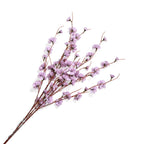 Set of 2- Decorative Floral String LED Lights Powered by 3xAA Battery (Excluded) 90cm - Purple