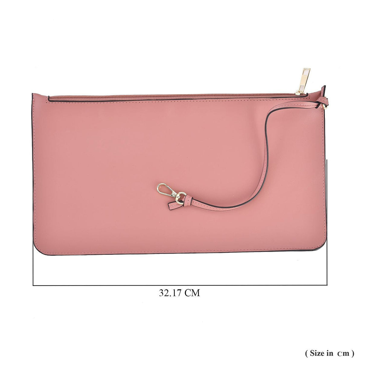 Designer Inspired - Embossed Weave Tote Bag and a Detachable  Pouch - Pink 7208957 6
