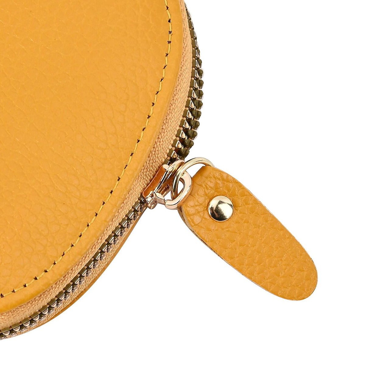 Set of 2 Genuine Leather Card Wallet with RFID Blocking &amp; 10 Card Slots - Yellow &amp; Khaki 7618270 5