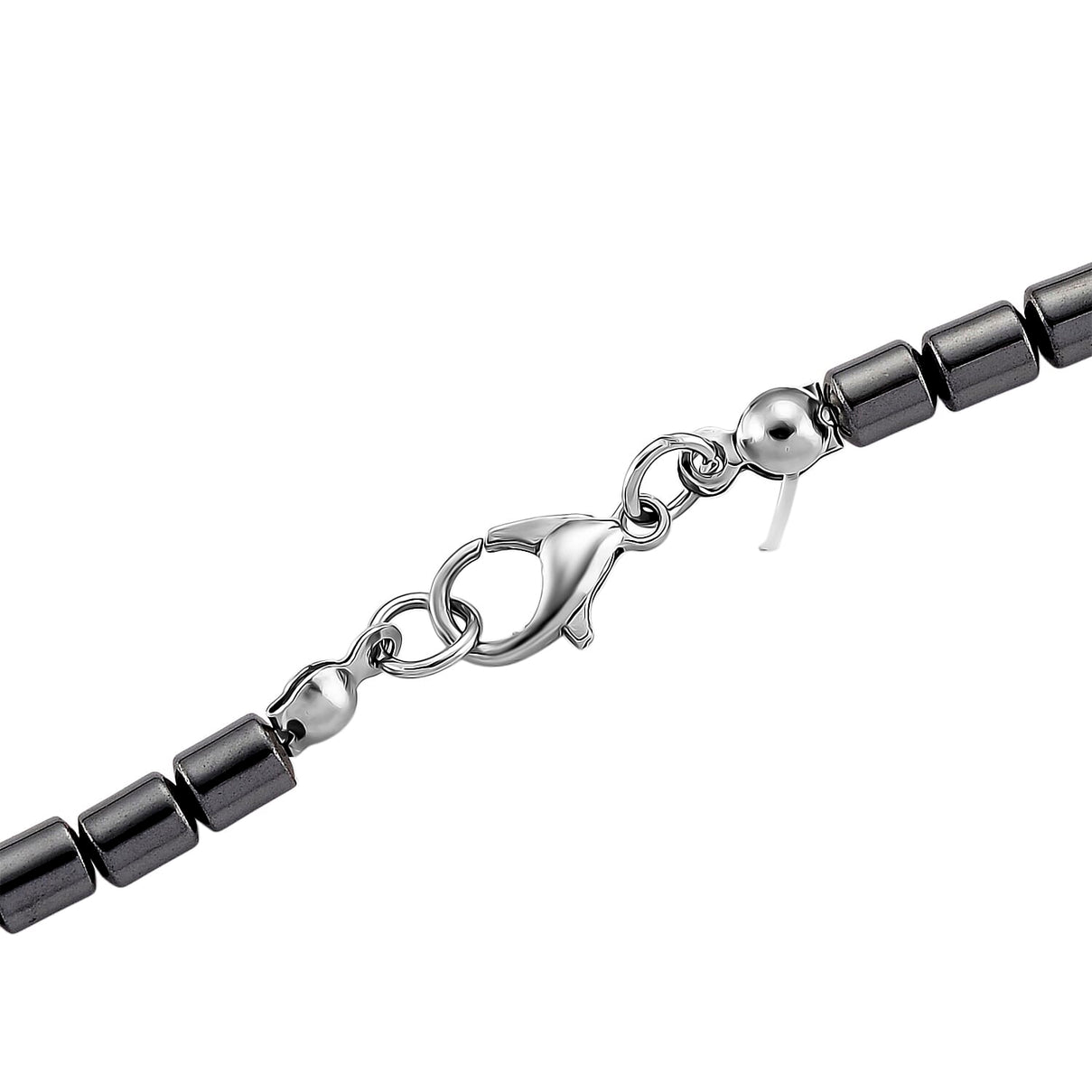 Set of 2 -  Hematite Cross &amp; Turtle Necklace (Size -25) in Silver Tone 448.50 Ct. 4434407 7