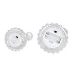 Set of 2 Lighted Glass Angels Christmas Ornament