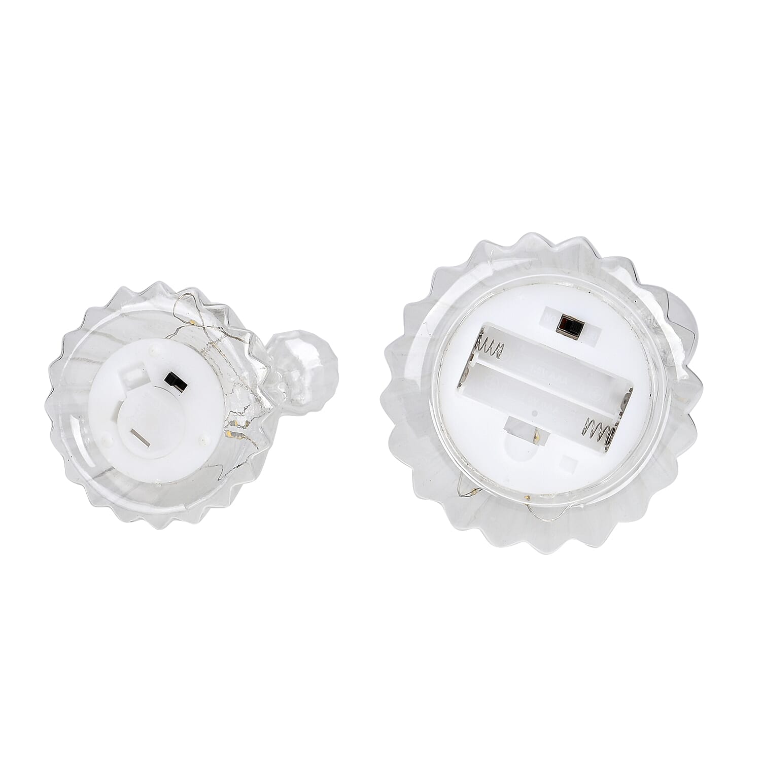 Set of 2 Lighted Glass Angels with LED Lights 7796737 12
