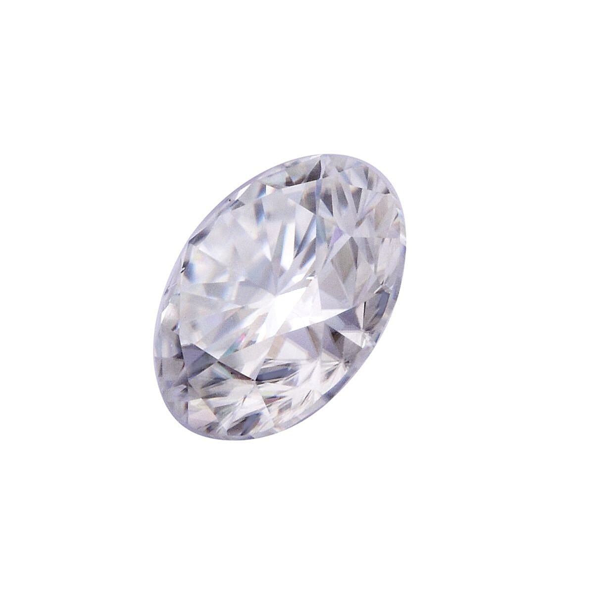 Set of 2 Moissanite Loose Gemstones in Round Shape (E-F) 3 Ct. 8058391 1